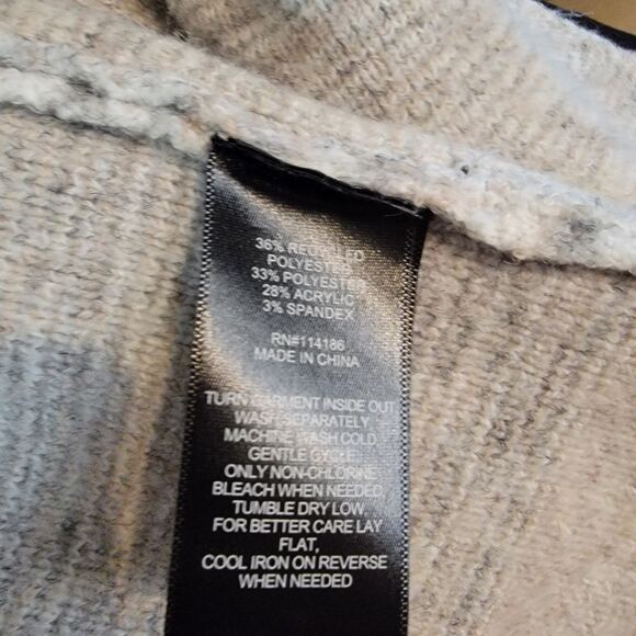 Frye Southwest Print Open Front Cardigan Sweater Medium - Picture 5 of 5